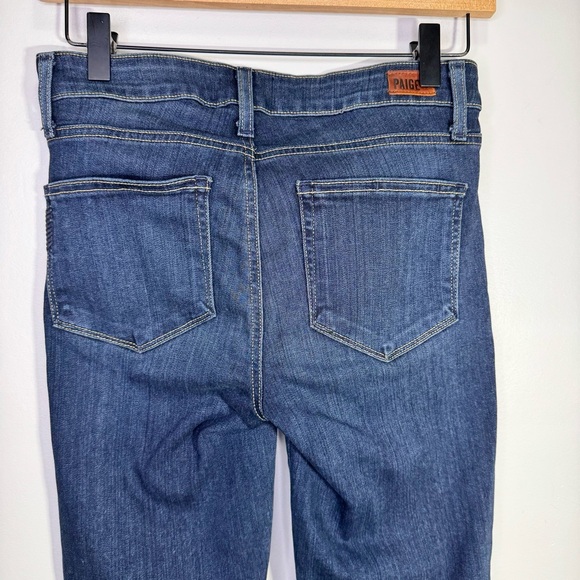 Paige Verdugo Ankle Skinny Jeans Nottingham Size 27 Dark Wash - Picture 9 of 14